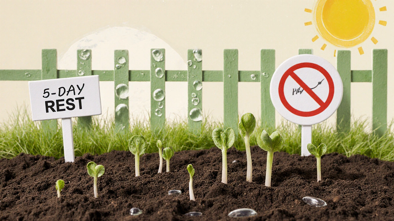 Květinová zahrada jako metafora obnovy pokožky po depilaci.