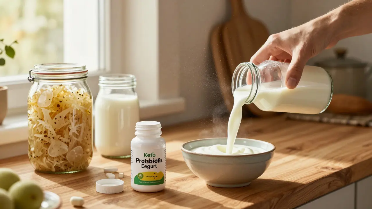 Česká kuchyně s kvasenými potravinami jako přirozený zdroj probiotik