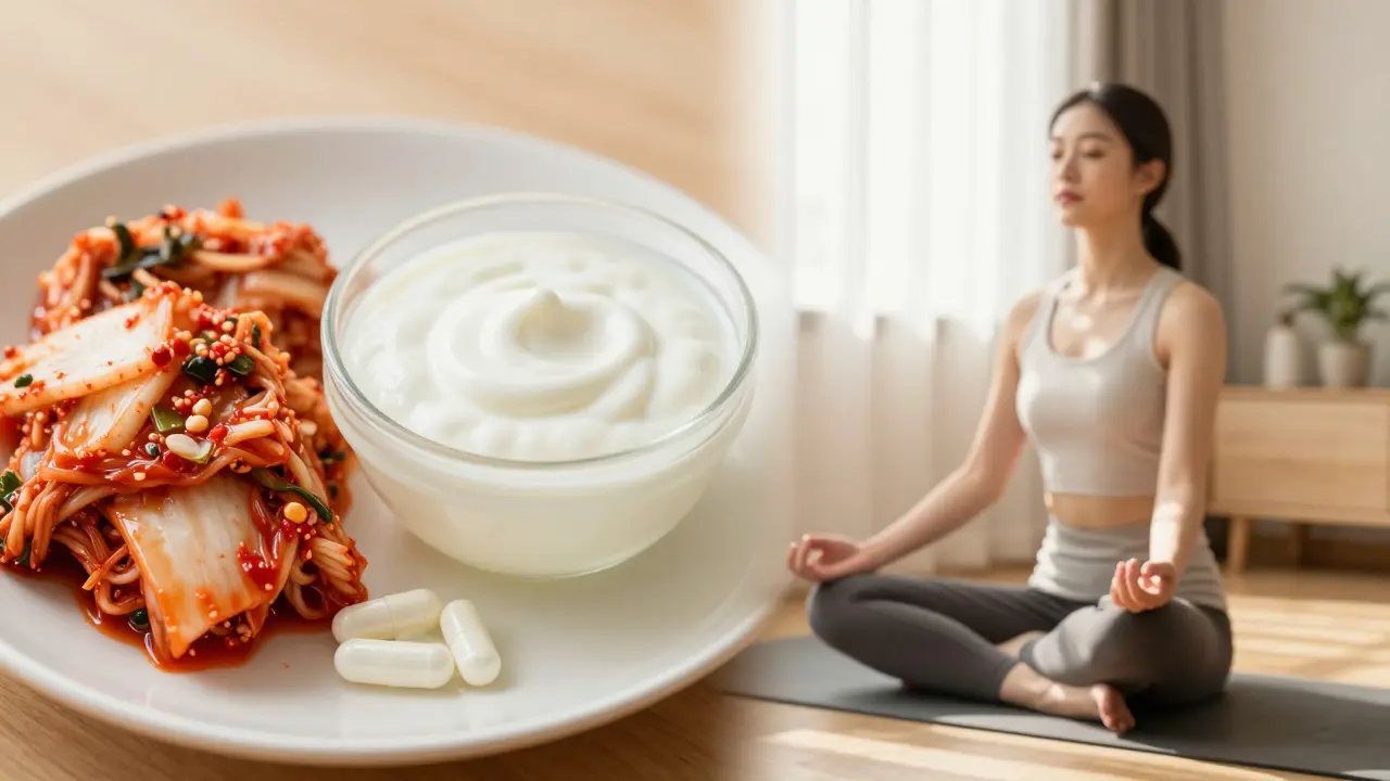 Vyvážený životní styl s fermentovanou stravou a relaxací