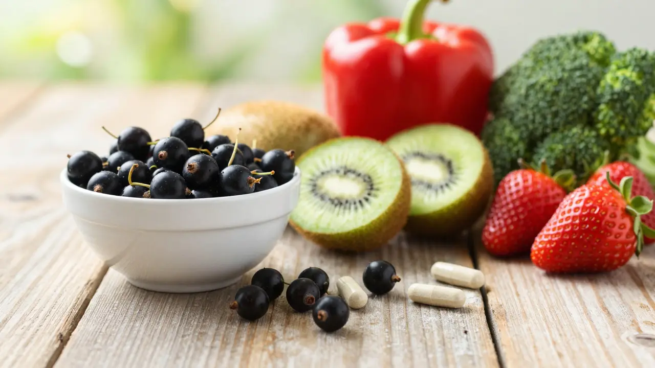 Čerstvé ovoce a zelenina jako přirozený zdroj vitamínu C