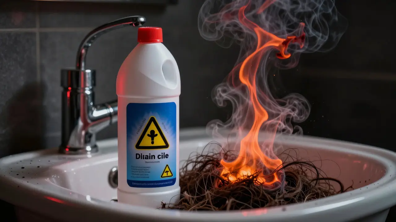 Varování před nebezpečím chemických čističů odpadů