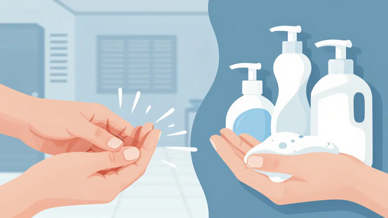 Ilustrace příčin zaděr: sucho, vítr a chemikálie
