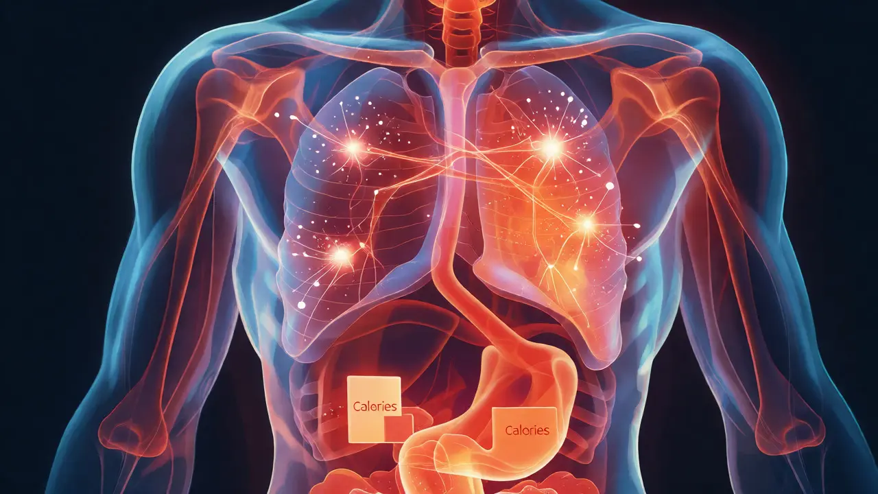 Konceptuální ilustrace vitamínů jako katalyzátorů metabolismu